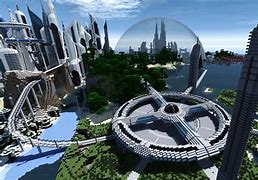 Image result for Futuristic Designs Minecraft