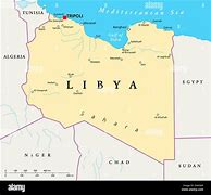 Image result for Libya Capital Map