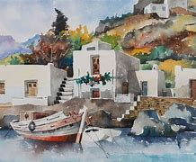 Image result for Greece Islands Oil Paintings Sifnos