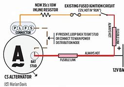 Image result for 4 Wire Alternator Wiring Diagram
