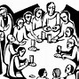 Image result for Last Supper Clip Art Black and White