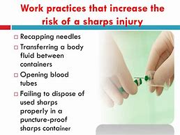 Image result for Sharps Injury Instructions
