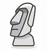 Image result for Moai Emoji Eyebrow