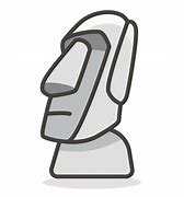 Image result for Moai Laugh Emoji