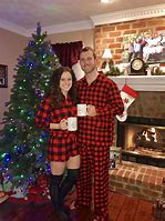 Image result for Couples Matching Christmas Pajamas