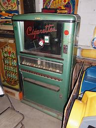 Image result for Antique Cigarette Vending Machine