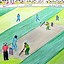 Image result for Cricket Ground Drawing