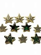 Image result for Gold Star Buttons