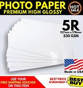 Image result for 5R Size Paper