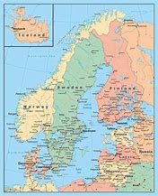 Image result for map of scandinavia