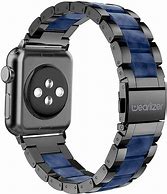 Image result for Stainless Steel Apple Watch Band Blue