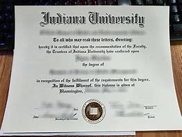 Image result for Indiana University Diploma