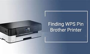 Image result for Brother 1210W WPS Pin