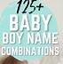 Image result for Boy Name Ideas