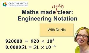 Image result for Engineering Notation