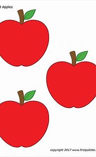 Image result for Free Printable Apple Cut Outs