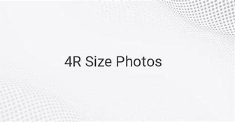 Image result for 4R Size Inch