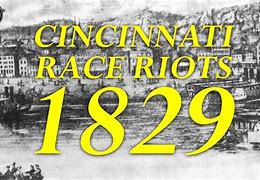 Image result for Cincinnati Riots 1829