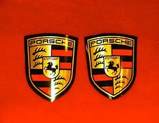 Image result for Porsche Emblem Badge Painted