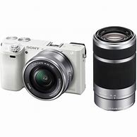 Image result for Sony A6000 Mirrorless Camera White