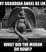 Image result for May Guardian Angel Ako SA Likod Meme