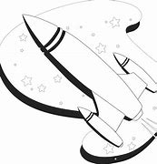Image result for Rocket Ship Clip Art Black and White
