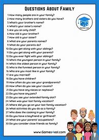 Image result for Question Game for Family
