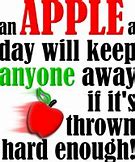 Image result for Apple a Day Meme