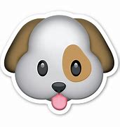 Image result for White Dog Clip Emoji