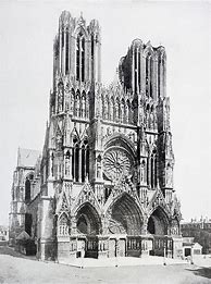 Image result for Reims Cathedral Drawing
