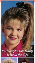 Image result for Easy 80s Hairstyles Girls