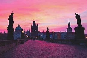 Image result for Charles Bridge Prague Sunrise