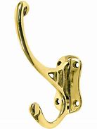Image result for Solid Brass Coat Hooks Single