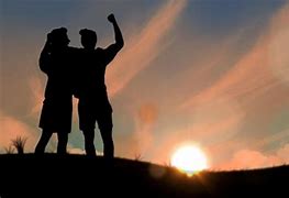 Image result for Silhouette of People Celebrating Victory