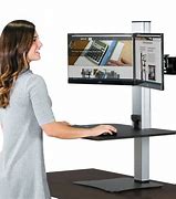 Image result for College Desk Dual Monitor Stand