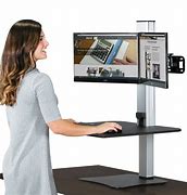 Image result for Dual Monitor Desk Brand