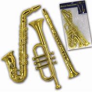 Image result for Gold Plastic Musical Instruments