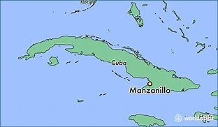 Image result for Manzanillo Cuba Map