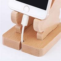 Image result for Wooden Animals Cell Phone Holders