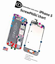 Image result for iPhone 5S Screw Chart