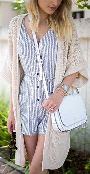 Image result for Pants Romper with Cardigan