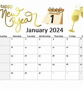 Image result for New Year January Calendar