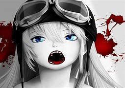 Image result for Anime Girl Fall Angle with Blood