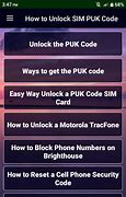 Image result for Alcatel PUK Code Unlock