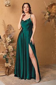Image result for Green Silk Dress On Hanger