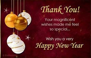 Image result for Happy New Year Thank You