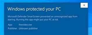 Image result for Microsoft SmartScreen Default Antivirus