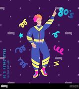 Image result for 80s Fashion Clip Art