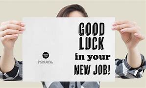 Image result for Good Luck New Job Card Printable