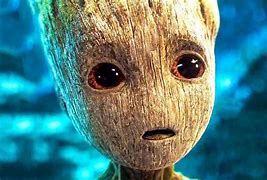 Image result for Baby Groot Movie Steps On Hill